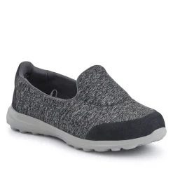 Extra-Wide Slip-On Shoes - Charcoal
