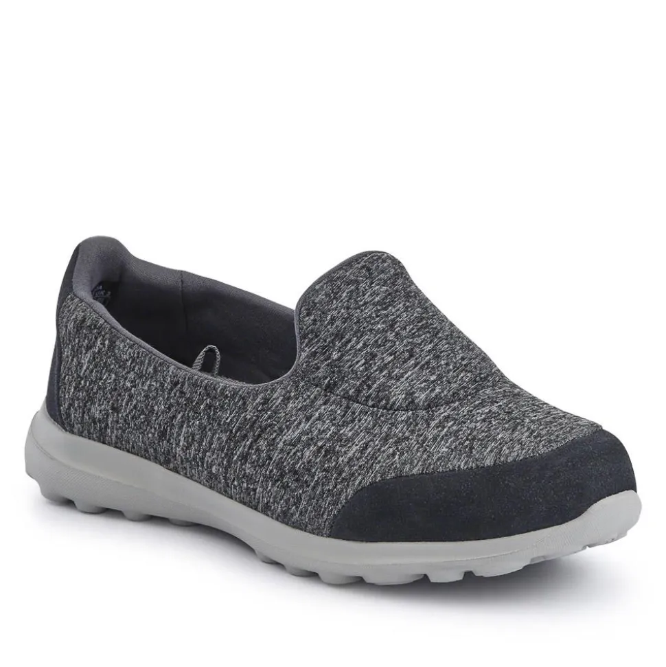 Extra-Wide Slip-On Shoes - Charcoal