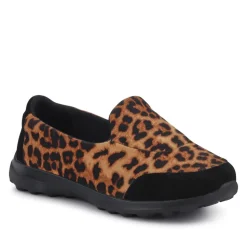 Extra-Wide Slip-On Shoes - Leopard