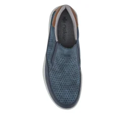 Extra-Wide Slip-On Shoes - Navy