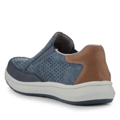 Extra-Wide Slip-On Shoes - Navy