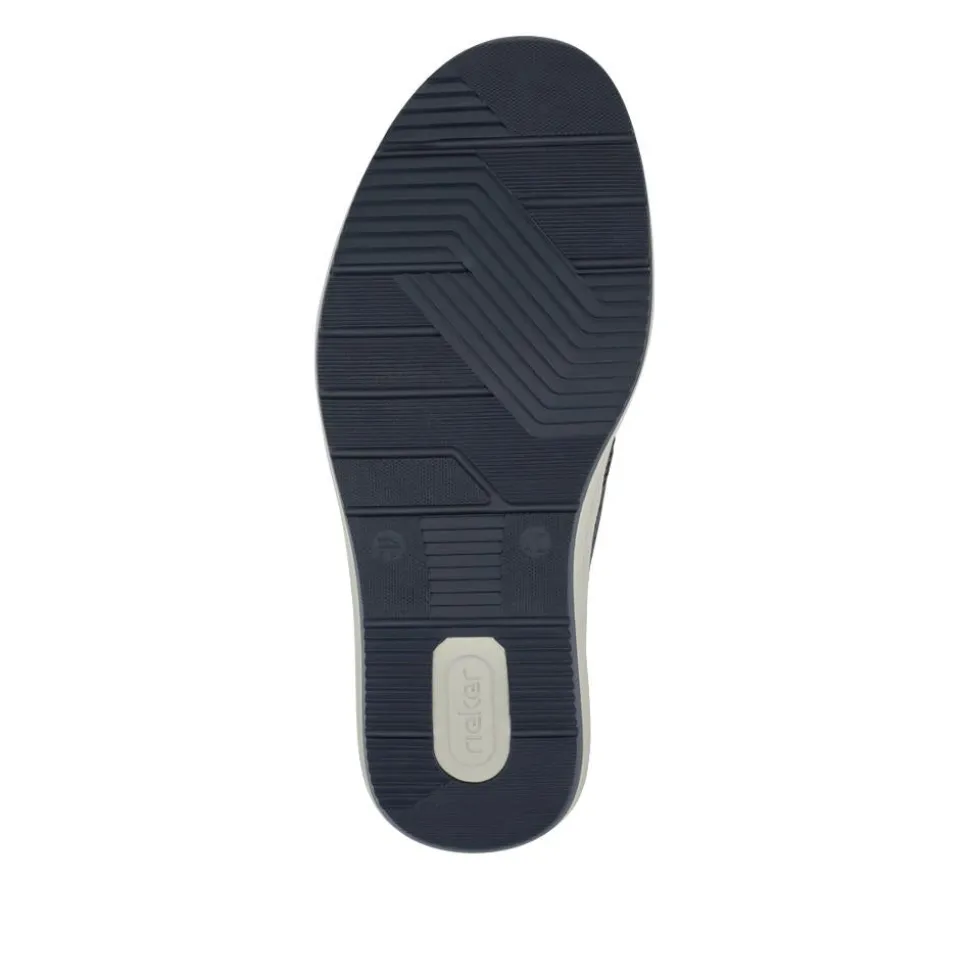 Extra-Wide Slip-On Shoes - Navy
