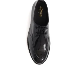 Fae Lace-Up Loafer - Black