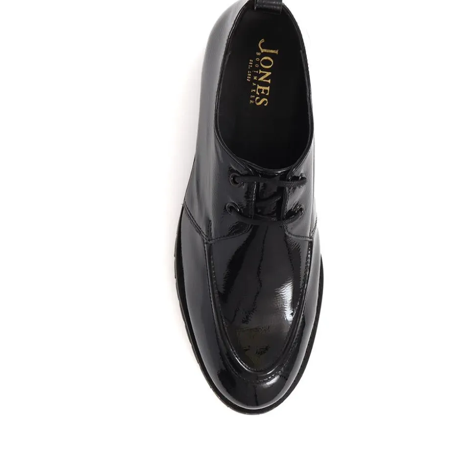 Fae Lace-Up Loafer - Black