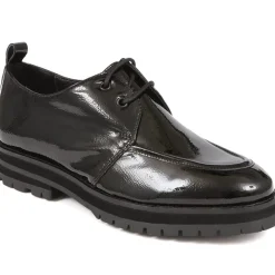 Fae Lace-Up Loafer - Black