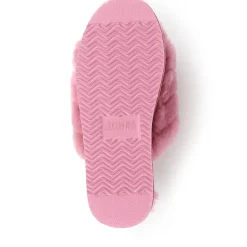 Falonda Faux-Fur Slippers - Pink