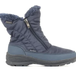 Faux Fur Lined Weather Boot - Navy