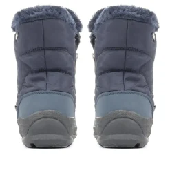 Faux Fur Lined Weather Boot - Navy