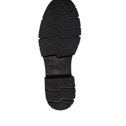 Fiona Chunky Leather Boots - Black
