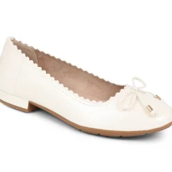 Flat Ballet Pumps - Pearl