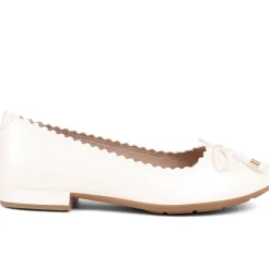 Flat Ballet Pumps - Pearl