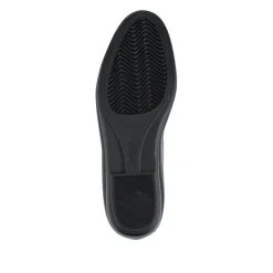Flat-Soled Casual Slip-On Shoes - Black