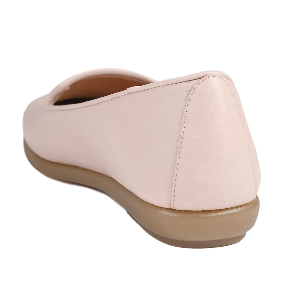 Flat-Soled Casual Slip-On Shoes - Blush