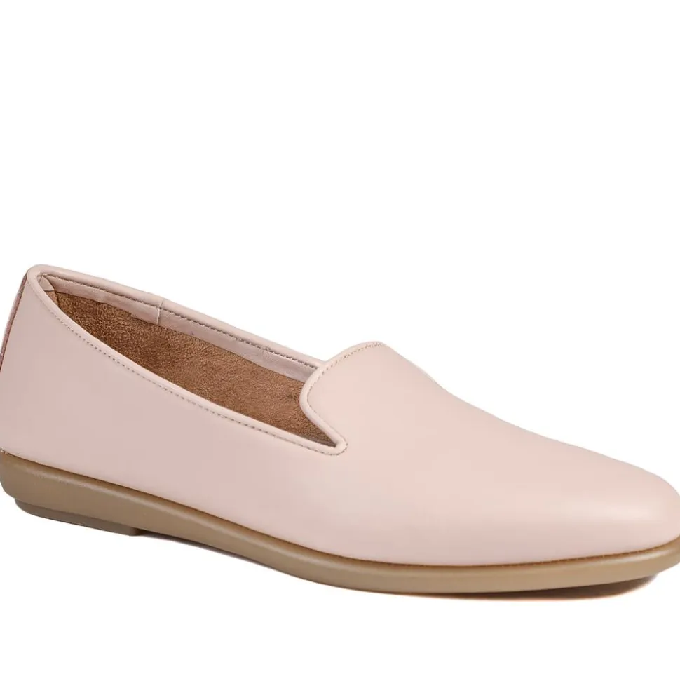 Flat-Soled Casual Slip-On Shoes - Blush