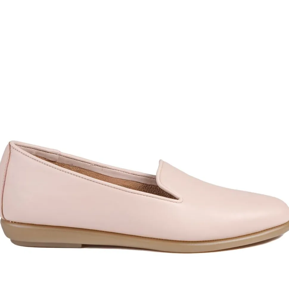 Flat-Soled Casual Slip-On Shoes - Blush