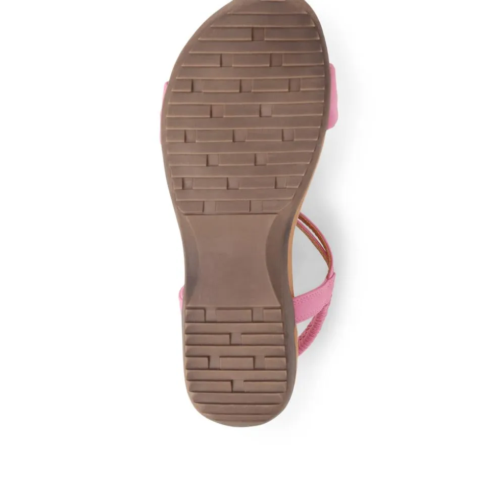 Flat Strappy Sandals - Pink