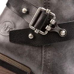 Fleece Lined Calf Length Boot - Grey