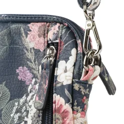 Floral Multiway Cross Body Phone Bag - Navy Print