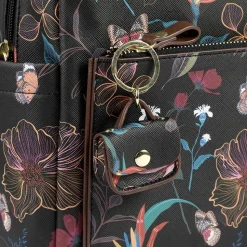 Floral Rucksack - Black Floral