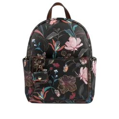 Floral Rucksack - Black Floral