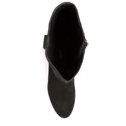 Florielong Suede Long Boots - Black Suede