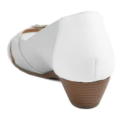 Flower Detail Peep Toe Wedge Pumps - Silver