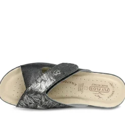 Fly Flot Adjustable Fasten Mule Sandals - Black
