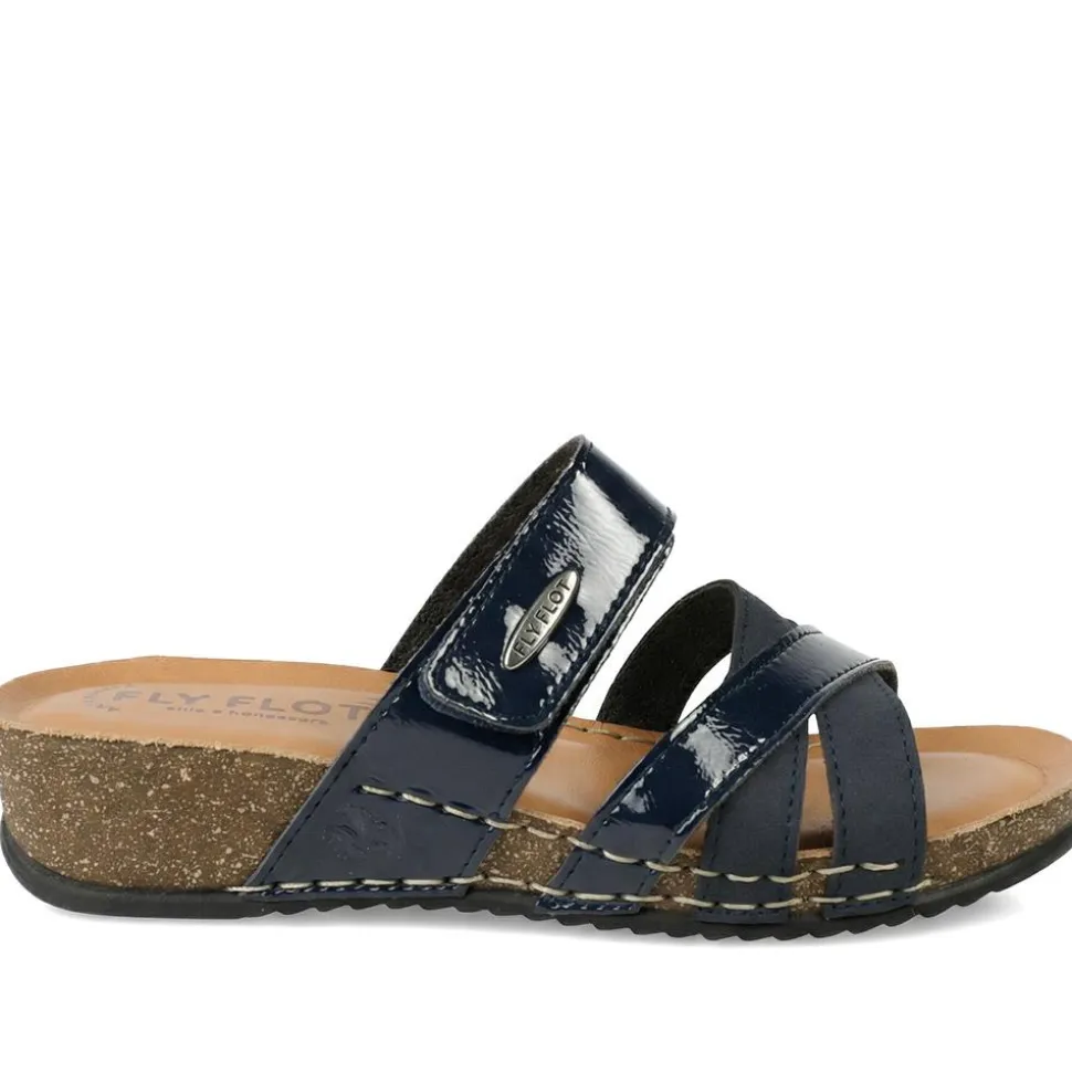 Fly Flot Adjustable Fasten Strappy Sandals - Blue