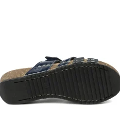 Fly Flot Adjustable Fasten Strappy Sandals - Blue
