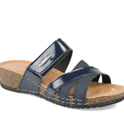 Fly Flot Adjustable Fasten Strappy Sandals - Blue