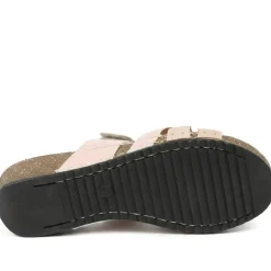 Fly Flot Adjustable Fasten Strappy Sandals - Rose
