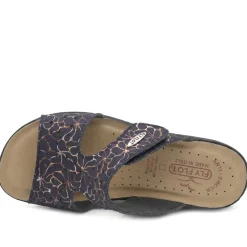 Fly Flot Adjustable Fit Mule Sandals - Blue