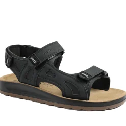Fly Flot Anatomic Adjustable Fit Sandals - Black