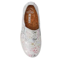 Fly Flot Anatomic Leather Slip On Shoes - Light Grey