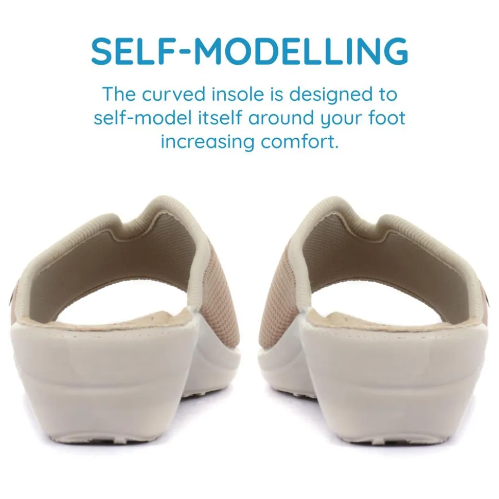 Fly Flot Anatomic Mule Sandals - Beige