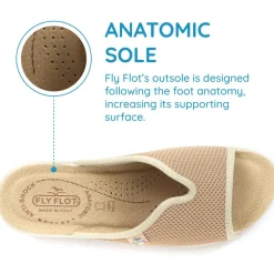 Fly Flot Anatomic Mule Sandals - Beige