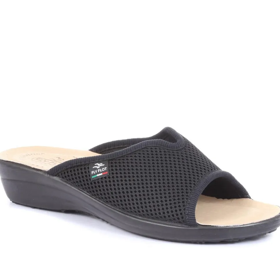 Fly Flot Anatomic Mule Sandals - Black