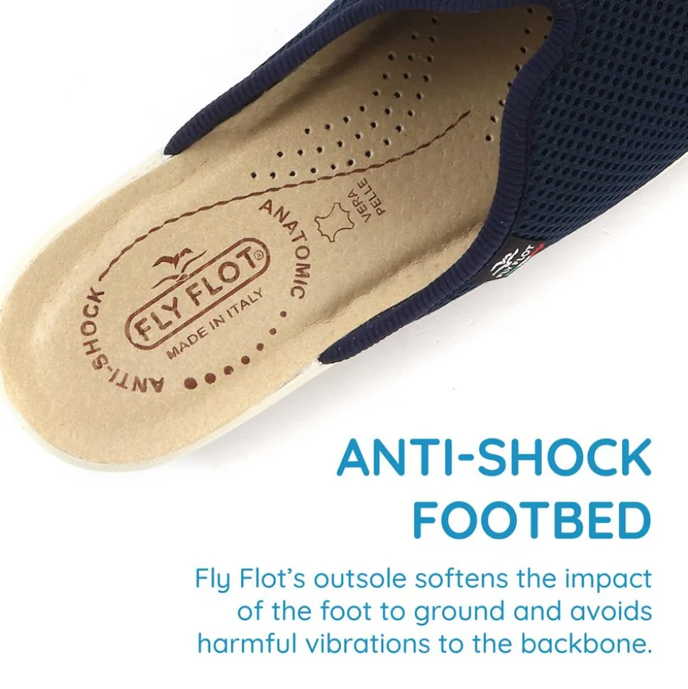 Fly Flot Anatomic Mule Sandals - Blue