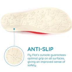 Fly Flot Anatomic Mule Sandals - Red
