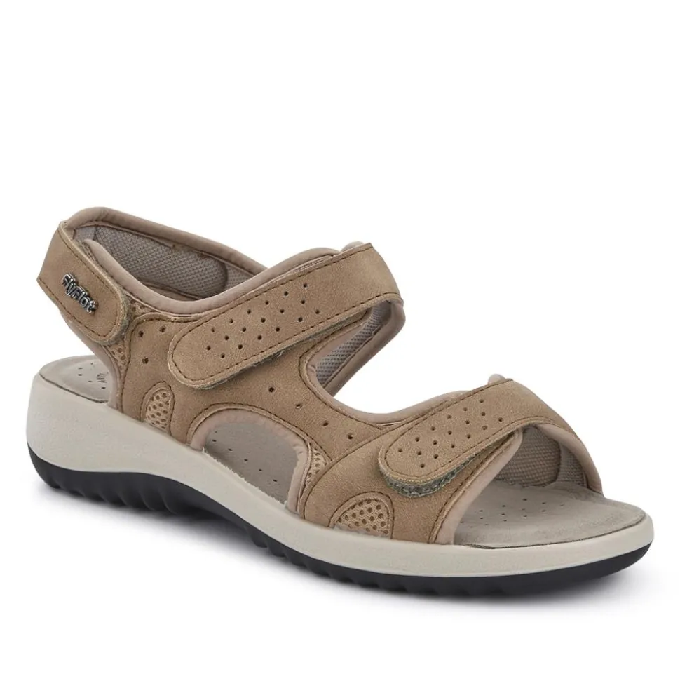 Fly Flot Anatomic Multi Touch Fasten Sandals - Beige