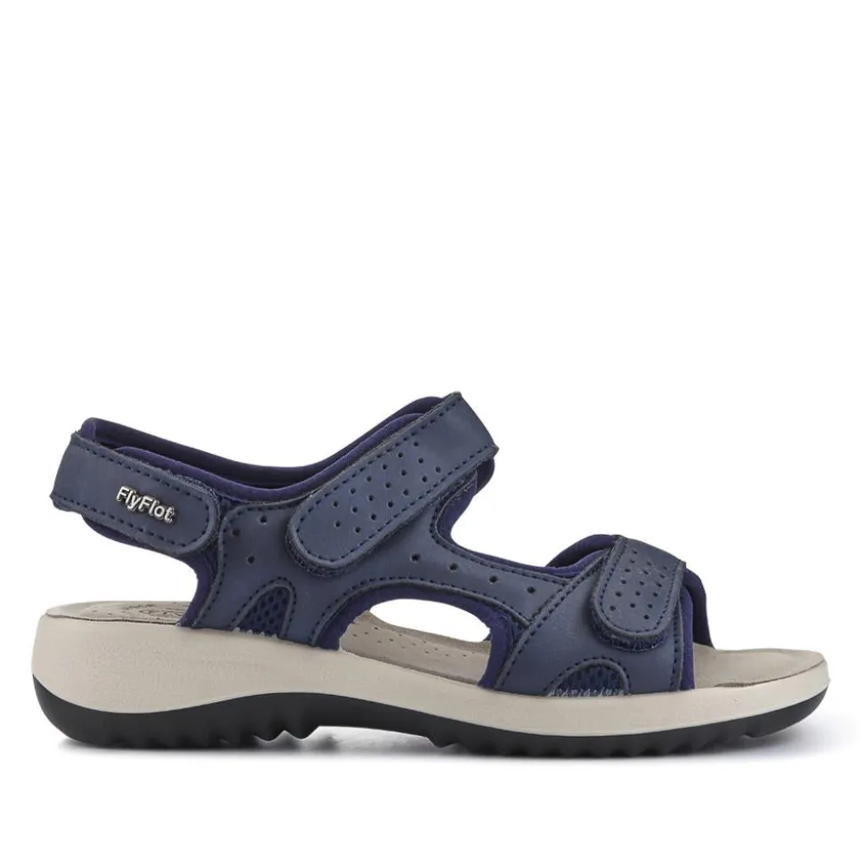 Fly Flot Anatomic Multi Touch Fasten Sandals - Navy