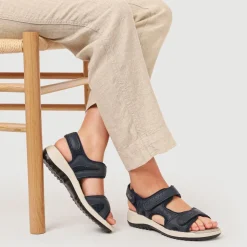 Fly Flot Anatomic Multi Touch Fasten Sandals - Navy