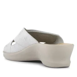 Fly Flot Anatomic Self Moulding Mules - White