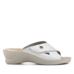 Fly Flot Anatomic Self Moulding Mules - White