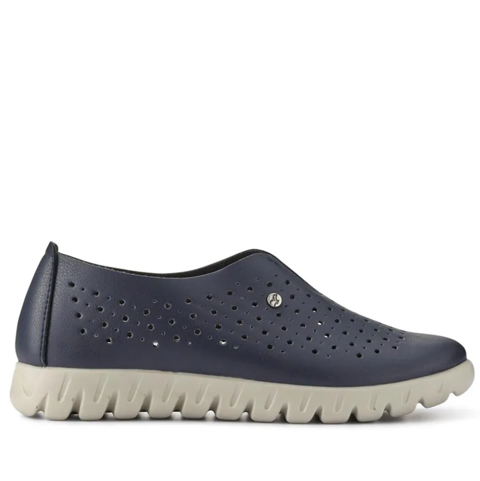 Fly Flot Anatomic Slip On Shoes - Navy
