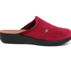 Fly Flot Anatomic Slipper Mules - Burgundy