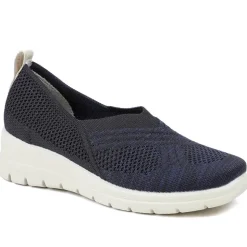 Fly Flot Breathable Slip On Shoes - Navy