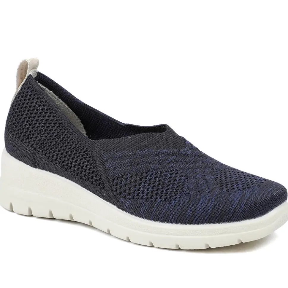 Fly Flot Breathable Slip On Shoes - Navy