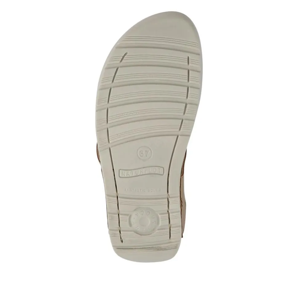 Fly Flot Cushioning Toe Post Sandals - Beige