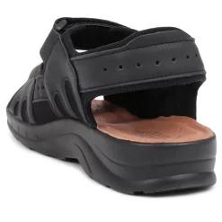 Fly Flot Dual Touch Fastening Sandals - Black